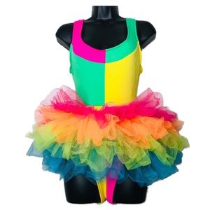 Super Fun & Vibrant Muticolor Tutu O/S